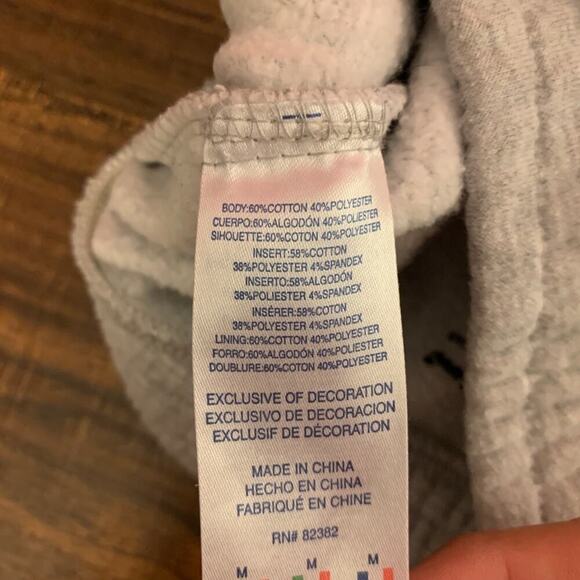 CHAMPION Boy’s Light Grey Logo Sweatpants / Size: Medium - Picture 4 of 13